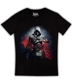 Прикольные футболки: assassins creed фото на черной